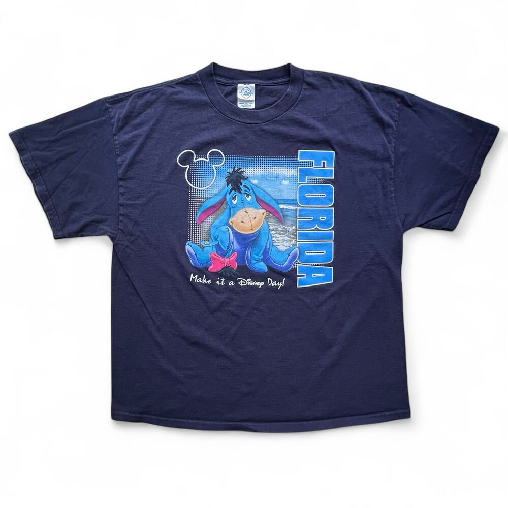 Vintage 90s Y2K Eeyore Disney Day Walt Disney World Florida T Shirt Winnie Pooh